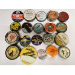 A group of 20 collectors tins partially filled with field sport air gun pellets.