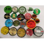 A group of 20 collectors tins partially filled with field sport air gun pellets.