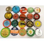 A group of 20 empty field sport air gun pellet collectors tins.