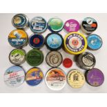 A group of 20 collectors tins partially filled with field sport air gun pellets.