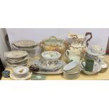 A quantity of Victorian and other china.