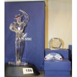 A boxed Swarovski crystal 'Antonio' figurine of a flamenco dancer, together with title plaque and