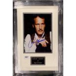Autograph interest: Framed autograph of Paul Newman (American, January 1925- Present). Authenticated