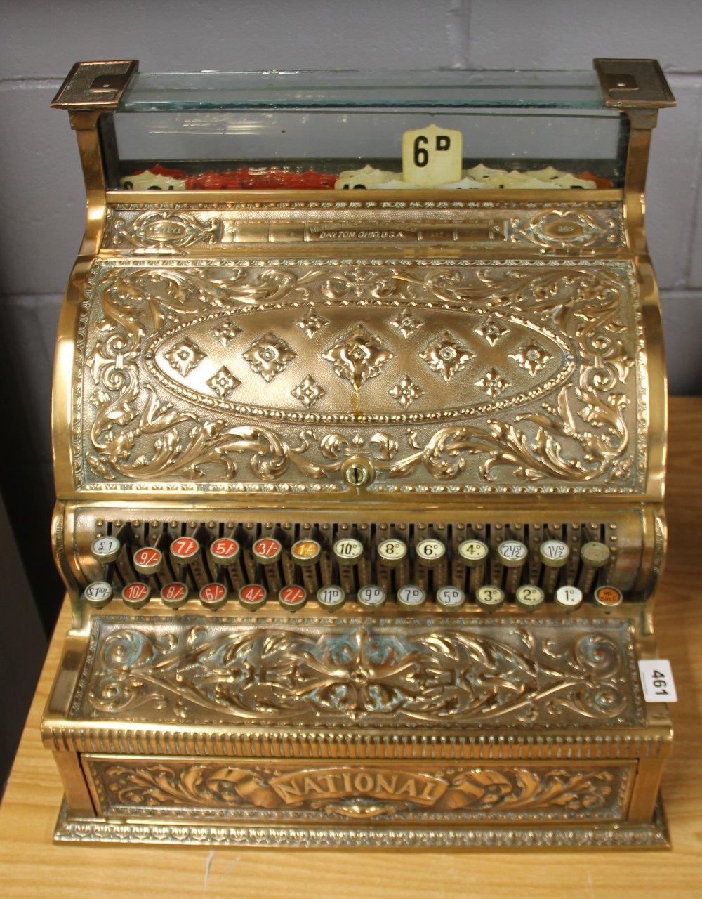 A superb 19th century National Cash Register Company, Dayton, Ohio, USA bronze cash register. 44 x - Image 2 of 4