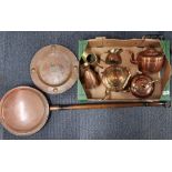 A quantity of good copper items.