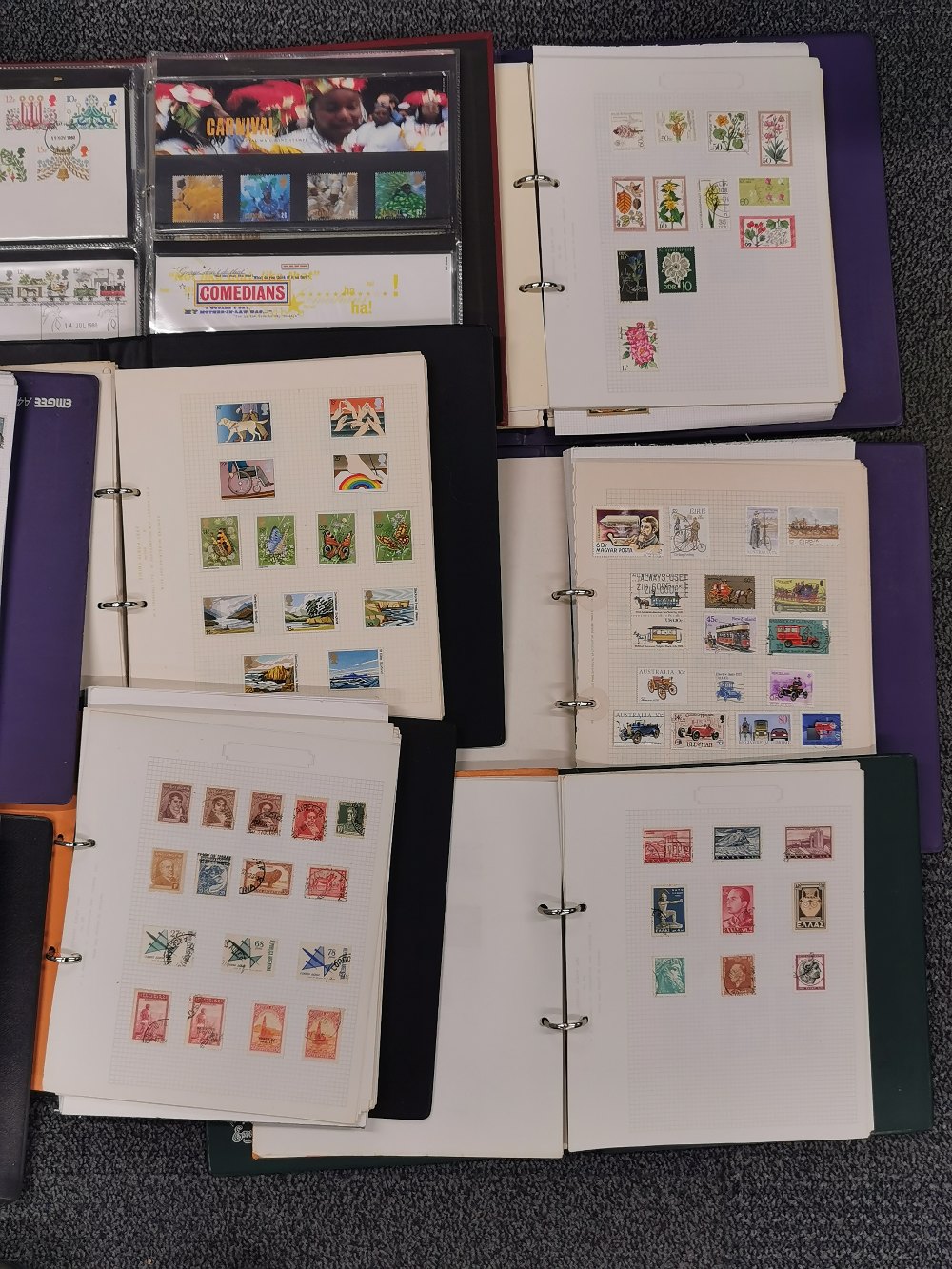 A quantity of stamp albums and loose stamps. - Bild 2 aus 3