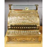 A superb 19th century National Cash Register Company, Dayton, Ohio, USA bronze cash register. 44 x