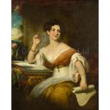 JAMES GODSELL MIDDLETON (BRITISH, 1826-1872) : Portrait of Mary Anne Jervis (1812-1893)