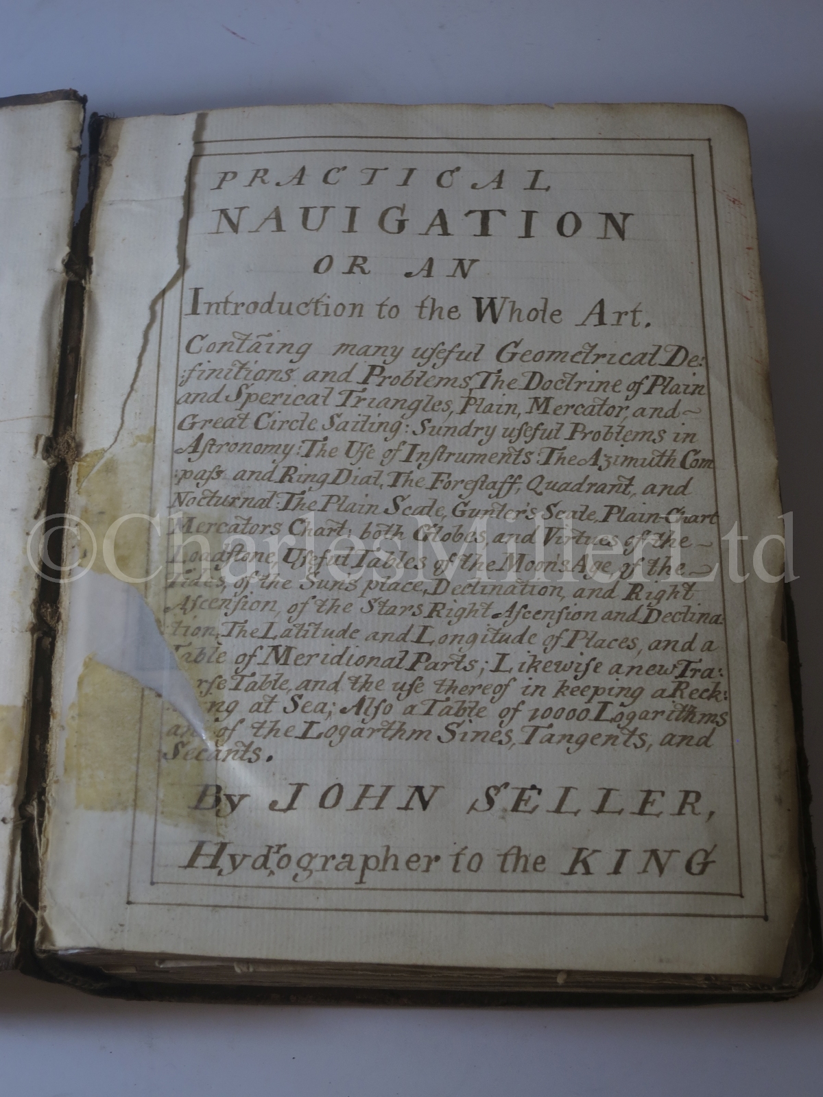JOHN SELLER: 'PRACTICAL NAVIGATION', CIRCA 1683 - Image 3 of 11