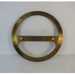A 12IN. CIRCULAR PROTRACTOR BY W.F.S.