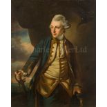 AFTER FRANCIS COATES (19TH CENTURY) : Portrait of John Jervis, Earl of St Vincent circa 1769
