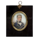 Ø A MINIATURE PORTRAIT OF CAPTAIN EDWARD ROTHERAM