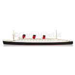 A WATERLINE MODEL OF R.M.S. QUEEN MARY BY MERCATOR