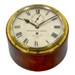 AN EXCEPTIONALLY FINE BULKHEAD SHIP’S CLOCK BY BROCKBANK & ATKINS, LONDON, CIRCA 1855