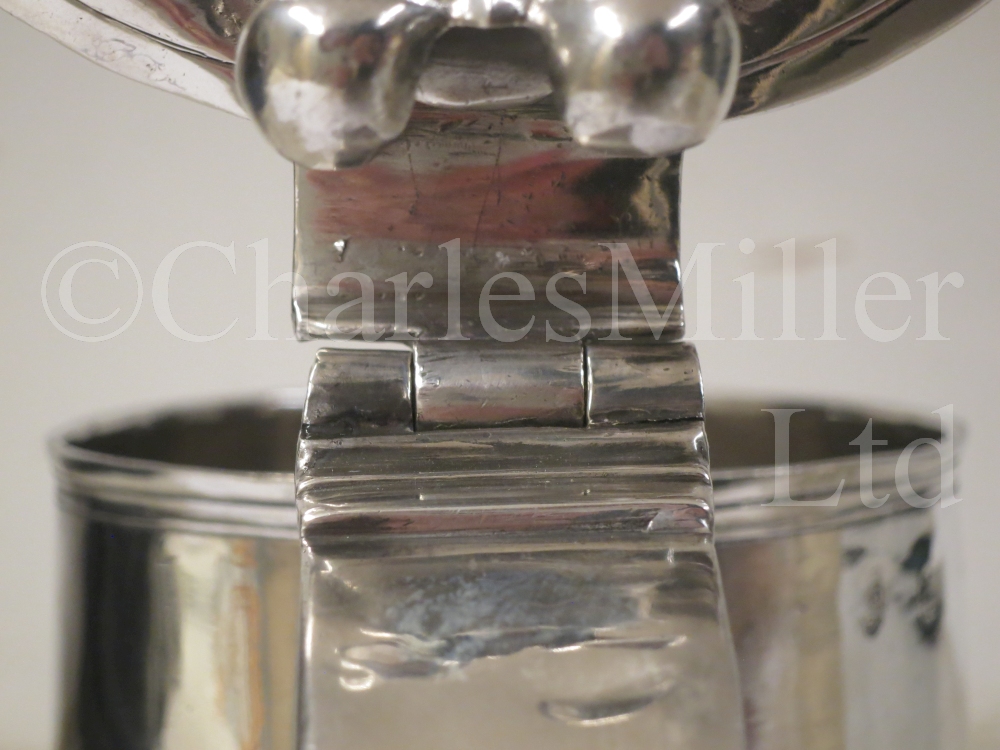 A VERY RARE CHARLES II PRESENTATION NAVAL SILVER TANKARD - Image 14 of 21