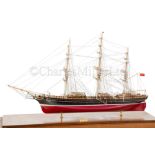 A DETAILED STATIC DISPLAY MODEL OF THE CLIPPER SHIP CORIOLANUS