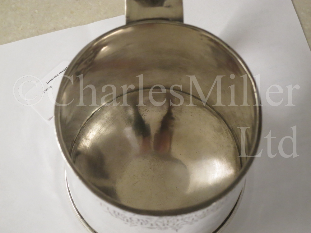 A VERY RARE CHARLES II PRESENTATION NAVAL SILVER TANKARD - Image 12 of 21