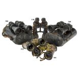 A FINE PAIR OF 7 x 50 KRIEGSMARINE FIXED-FOCUS OFFICER’S BINOCULARS BY ERNST LEITZ, WETZLAR,