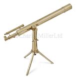 A LATE 19TH-CENTURY 4IN. REFRACTING ASTRONOMICAL LIBRARY TELESCOPE BY ROSS, LONDON