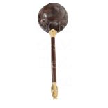 Ø A 19TH CENTURY SAILORWORK COCONUT SHELL WATER LADLE