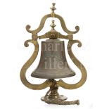 A SHIP'S BELL FROM THE FOUR-MASTED BARQUE CORUNNA, 1893