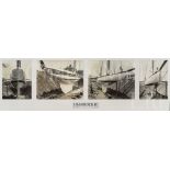 A SET OF PHOTOGRAPHS OF SHAMROCK III, POSSIBLY BY BOLLE OF NEW YORK