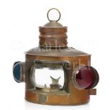 A PORT & STARBOARD BOW LAMP, CIRCA 1890