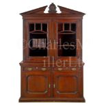 AN HISTORICALLY INTERESTING BOOKCASE BUILT FOR THE ADMIRAL’S CABIN OF H.M.S. VINDICTIVE, 1899 AND
