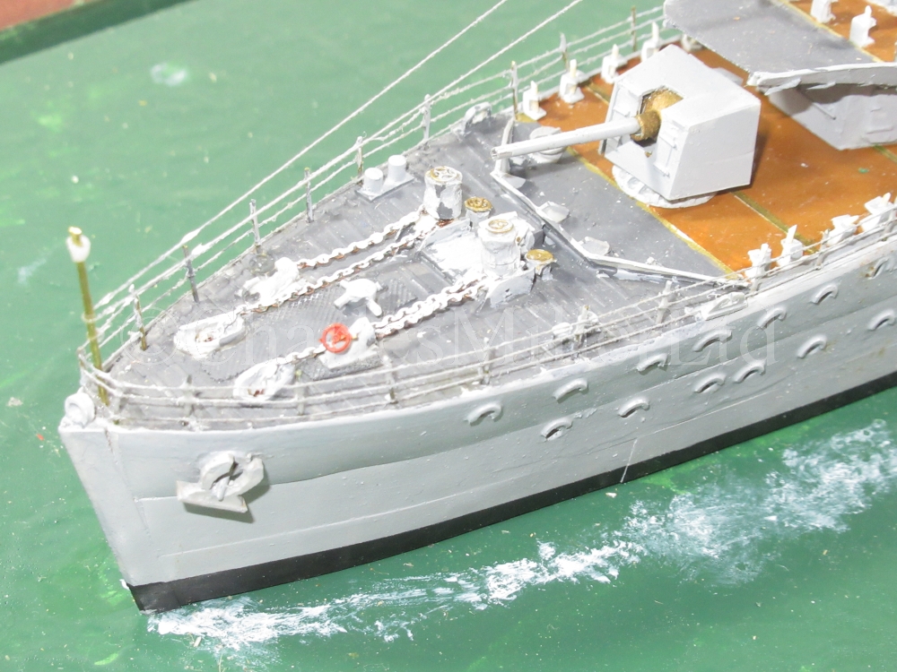 A 1:192 SCALE STATIC DISPLAY WATERLINE MODEL FOR THE D-CLASS DESTROYER H.M.S DIAMOND (H22), AS - Image 8 of 19