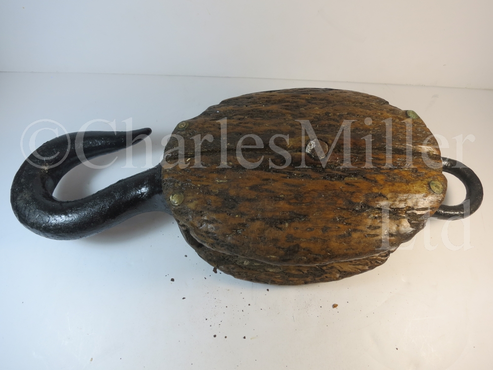 Ø 19TH CENTURY GUNNERY BLOCKS AND TACKLE RECOVERED FROM THE WRECK OF H.M.S. CONWAY (EX. NILE) - Image 12 of 12
