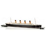 A FINE 1:32 SCALE WATERLINE MODEL OF R.M.S. OLYMPIC AS BUILT IN 1911