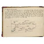A MANUSCRIPT NAVAL SHIPBUILDER'S APPRENTICE NOTE AND TECHNICAL DRAWING BOOK, CIRCA 1918