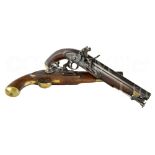TWO FLINTLOCK SHIP'S PISTOLS FROM THE 1854 WEST AFRICA NIGER EXPEDITION STEAM YACHT PLEIAD