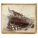 A NAVAL PHOTOGRAPH ALBUM 1898-1903