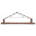 A TECHNICAL SCALE MODEL OF A ROOF TRUSS BY G. COUSENS LTD, MANCHESTER