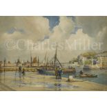 δ TOM WHITEHEAD (BRITISH, 1886-1959) Brixham Harbour