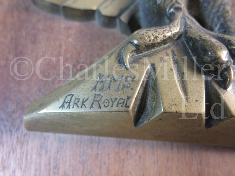 AN UNOFFICIAL PATTERN GUN TAMPION FROM THE SEAPLANE CARRIER H.M.S. ARK ROYAL, 1914 - Image 2 of 4