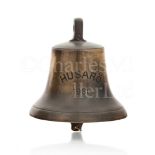 THE SHIP'S BELL FROM THE CARGO M.V. HUSARÖ, 1961