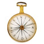 A FOB COMPASS, CIRCA 1800