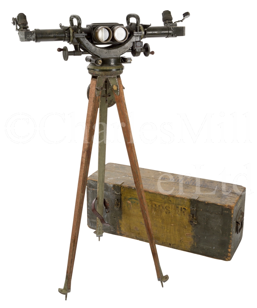 A MARK III ANTI-AIRCRAFT RANGE FINDER TELESCOPE BY TROUGHTON & SIMMS, LONDON, CIRCA 1942