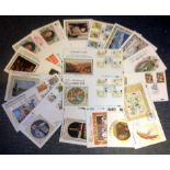 Benham original FDC collection includes 19 commemorative covers subjects include Edward Lear,