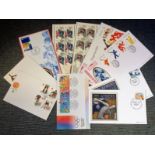 Olympic Games UNSIGNED FDC collection 10 fantastic covers commemorating from Sydney 2000, Athens