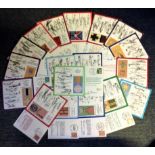 DM medal FDC collection (RAF DM 1-19) includes 19 fantastic signed flown covers. We combine