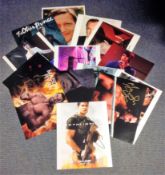 Entertainment collection 15 assorted signed colour photos names include David Sneddon, Blake Jenner,