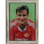 Clayton Blackmore 10x8 signed colour photo pictured during his time with Manchester United,