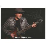 PAUL CARRACK Singer signed 8x12 Promo Photo. We combine postage on multiple winning lots and can