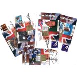 Great Britain medal heroes FDC signed collection, 5 covers in total, Signed by Sally Gunnell, Duncan