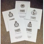 Battle of Britain collection set of 5 promotional Memorial flight BT Phone card brochures 1,