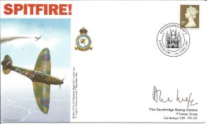 Grp. /Capt. Alec Ingle DFC, AFC (No. 605 Sqn. ) signed Spitfire. Cover illustrates a Spitfire of No.