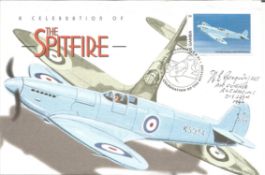 Flt/Lt. Albert Gregory DFC (No. 219 Sqn. ) signed A Celebration of the Spitfire. Special hand-